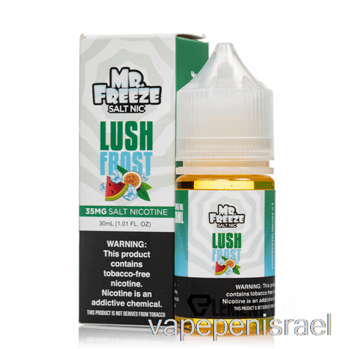 חד פעמי Vape Israel Lush Frost - Mr Freeze Salts - 30ml 35mg